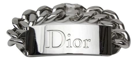 Gourmette bracelet Dior Silver in Metal 